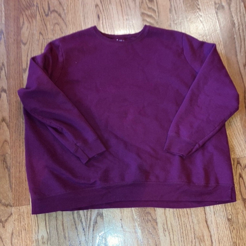 2 pack-Gray Sweatshirt & Burgundy sweatshirt. Bundle of 2 - Picture 2 of 2